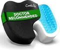 ComfiLife gel memory foam seat cushion with coccyx cutout for sciatica relief